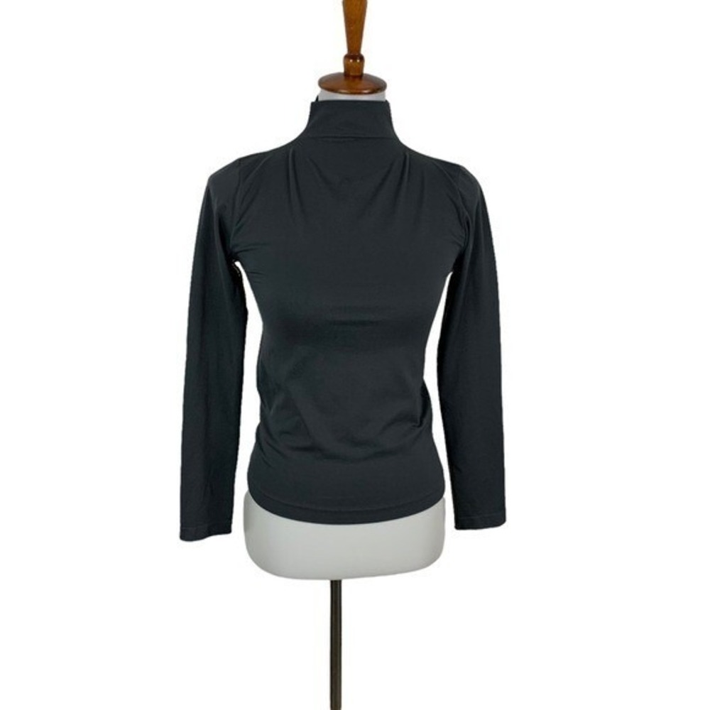 Dynamic USA Womens Gray Stretch Long Sleeve Top One Size Basic Layer